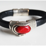 Leather Bangle Cuff