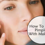 hide pimples using makeup’