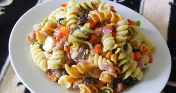 Confetti pasta salad