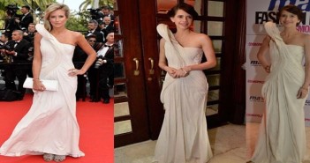Kalki koechlin and Lady Victoria Hervey again in Gaurav Gupta couture