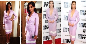 Sonam Kapoor and Amy Adams in Prabal Gurung