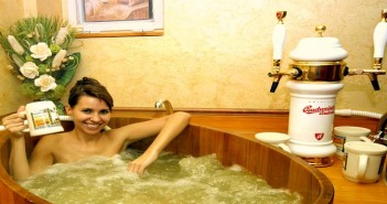 beer bath