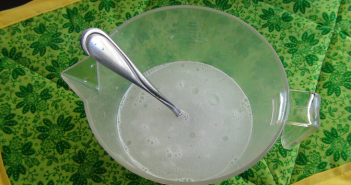 luke warm water