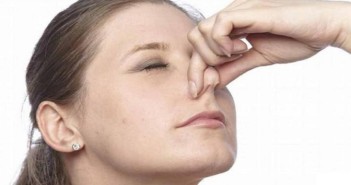 pinch nose hard