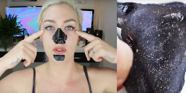 DIY peel off blackhead removing mask